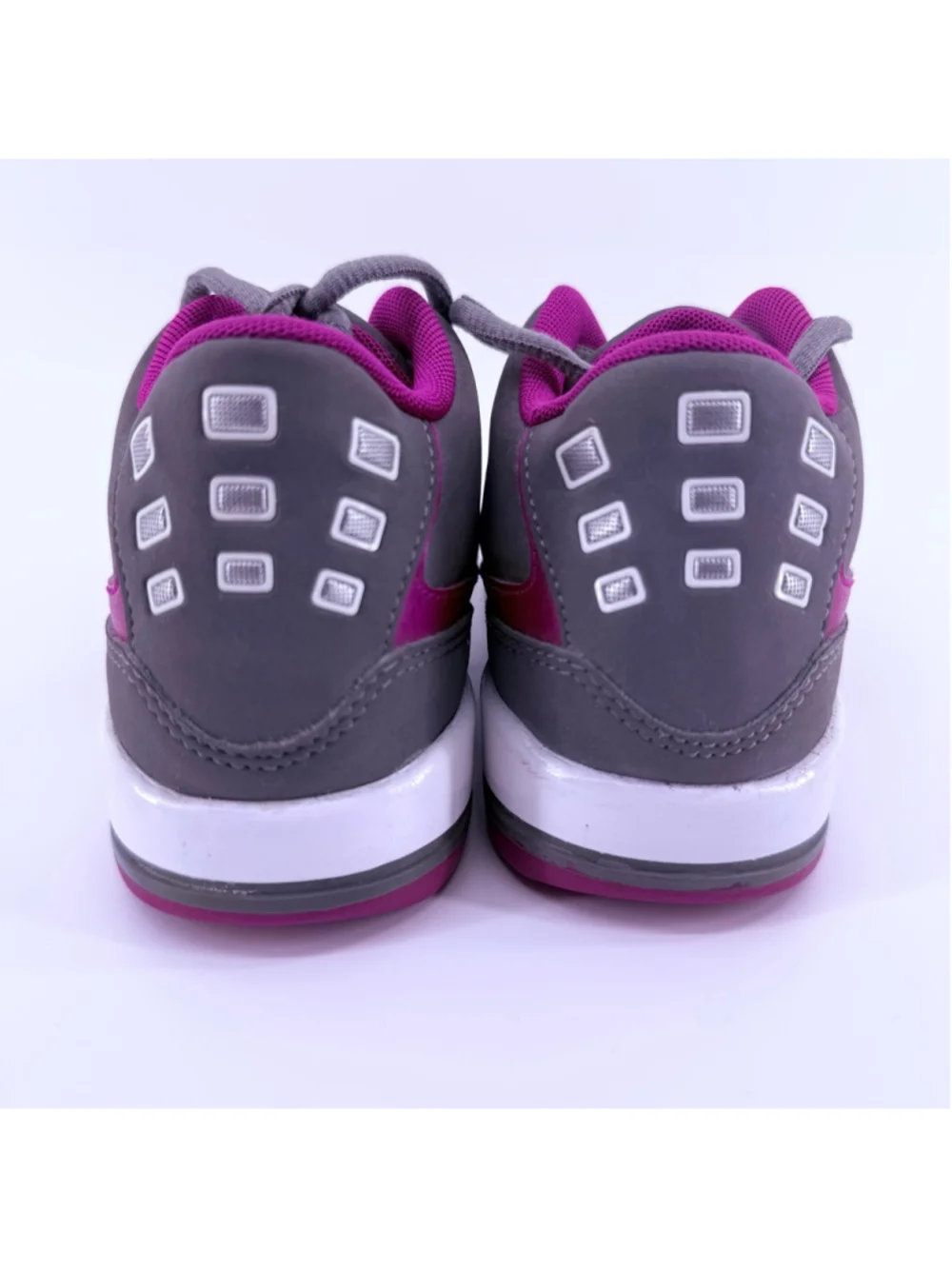 Nike Boys Air Jordan Flight Grey Purple Red White Size 13C 768912-026